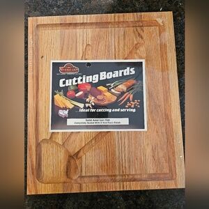 Final ...Vermillion Solid Oak Cutting Board